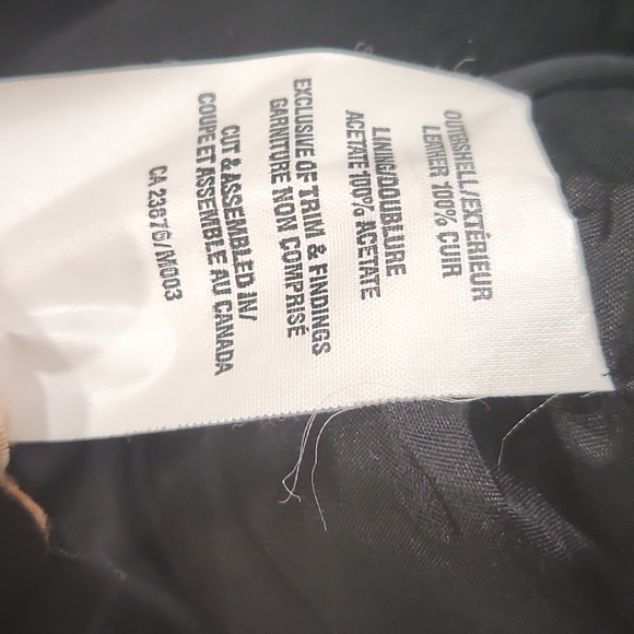 Overshell leather blazer jacket - Picture 3 of 4